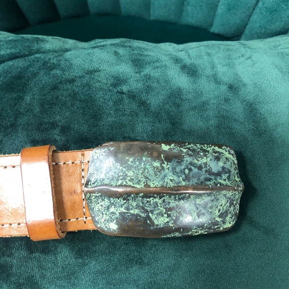 The Territory Ahead Men’s Tan Leather Belt - Picture 3 of 5